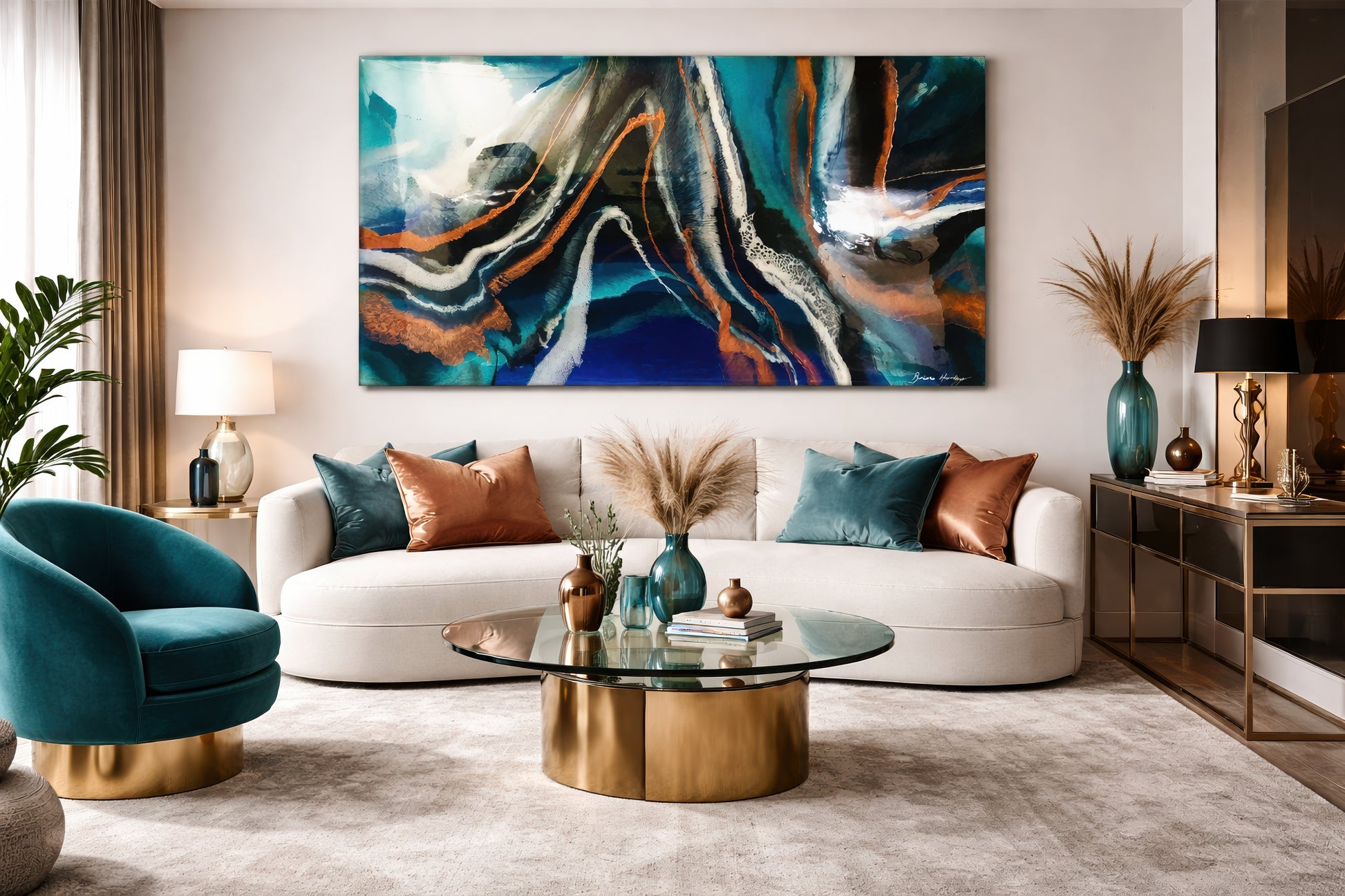 Freshwater Rush - brianahartleyart
